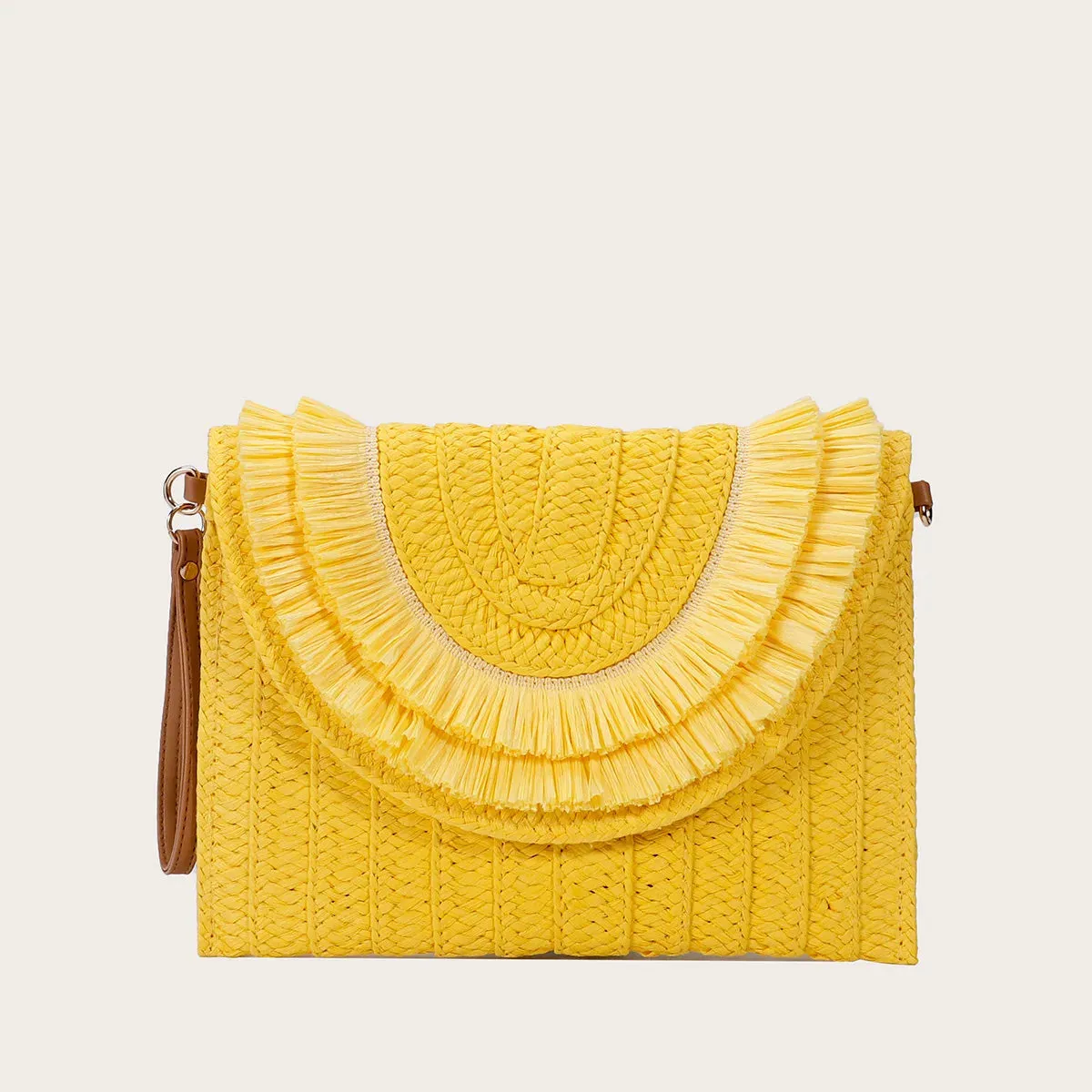 51 Fabulous Raffia Oversize Clutch Bags