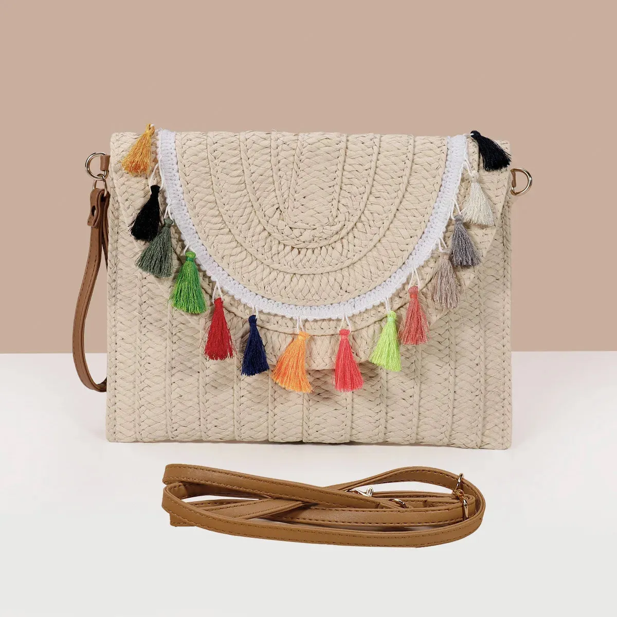 51 Fabulous Raffia Oversize Clutch Bags