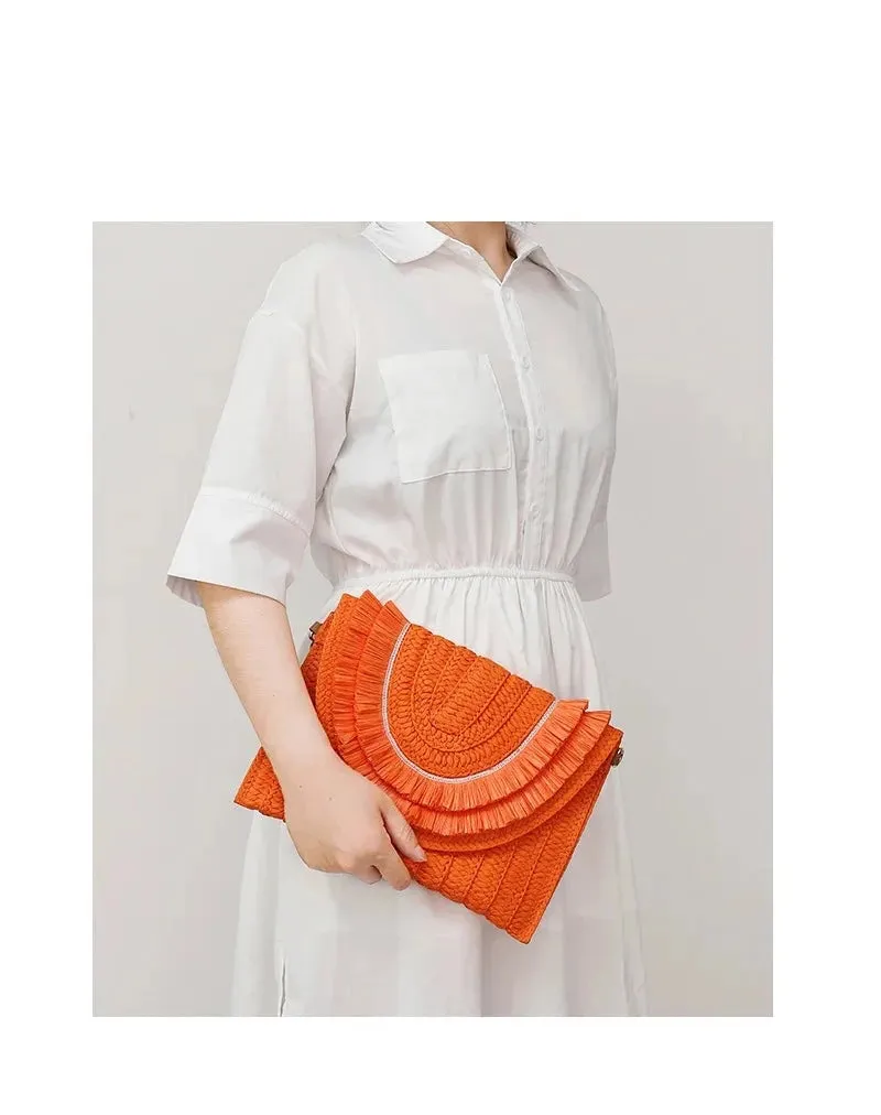 51 Fabulous Raffia Oversize Clutch Bags