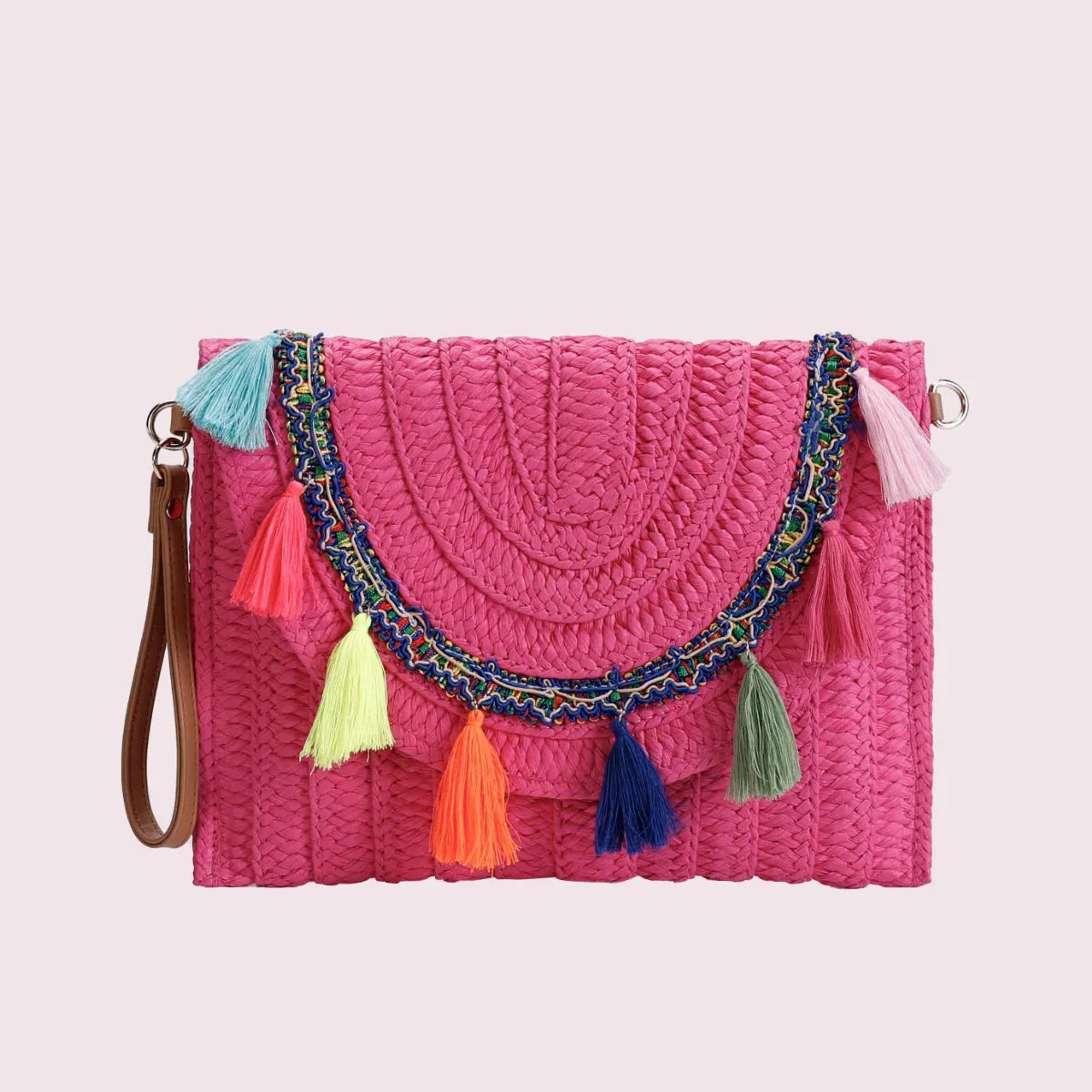 51 Fabulous Raffia Oversize Clutch Bags