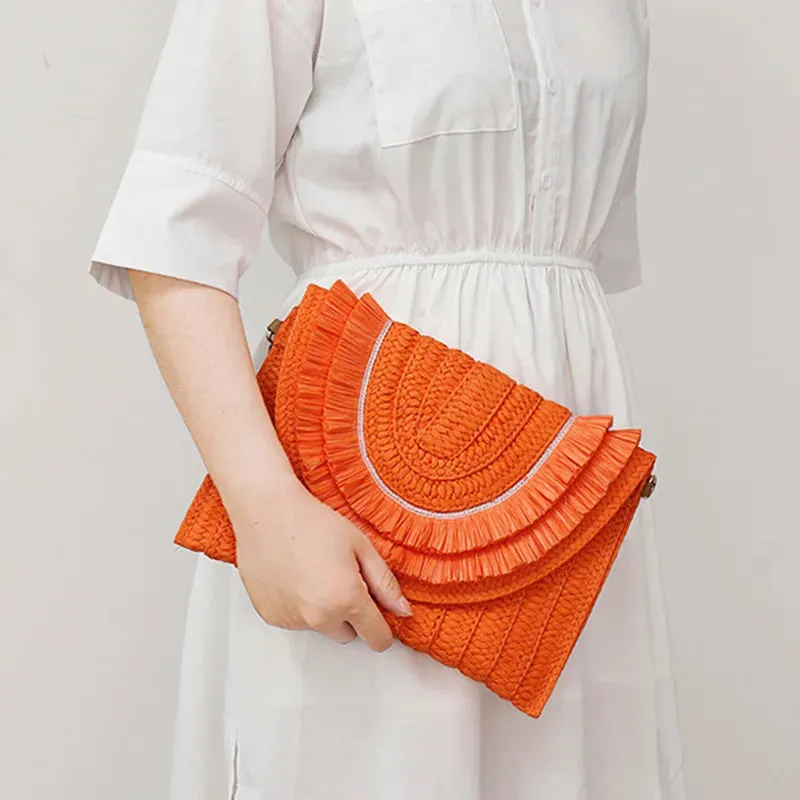 51 Fabulous Raffia Oversize Clutch Bags