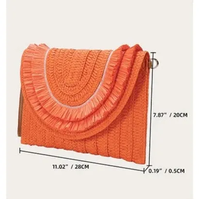 51 Fabulous Raffia Oversize Clutch Bags