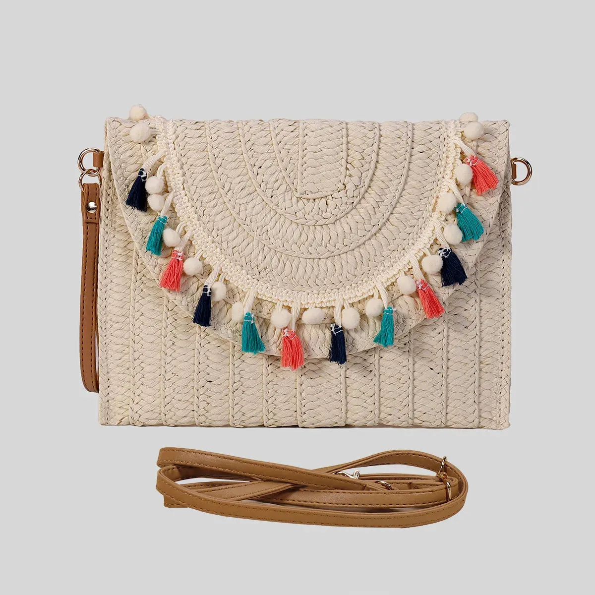 51 Fabulous Raffia Oversize Clutch Bags