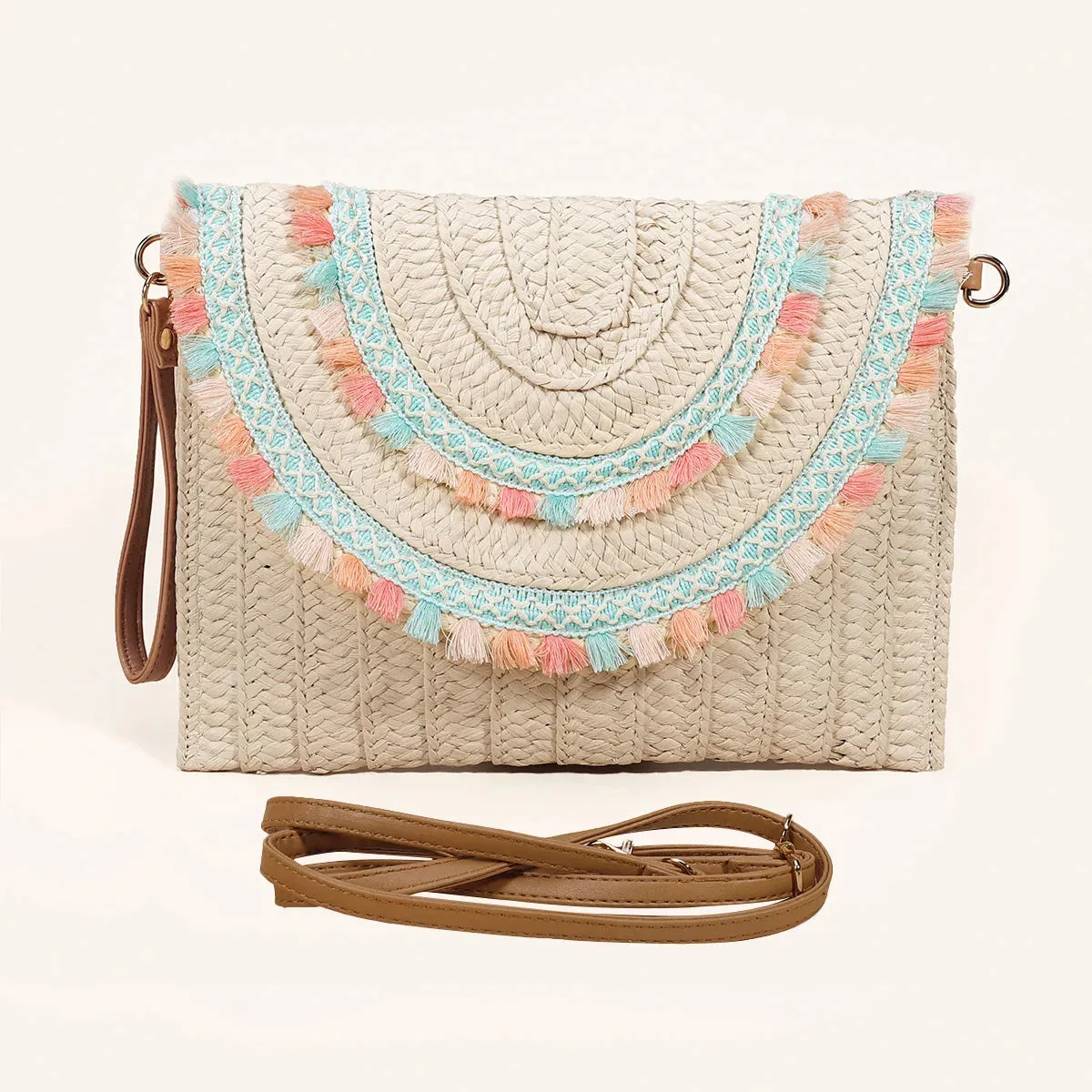 51 Fabulous Raffia Oversize Clutch Bags