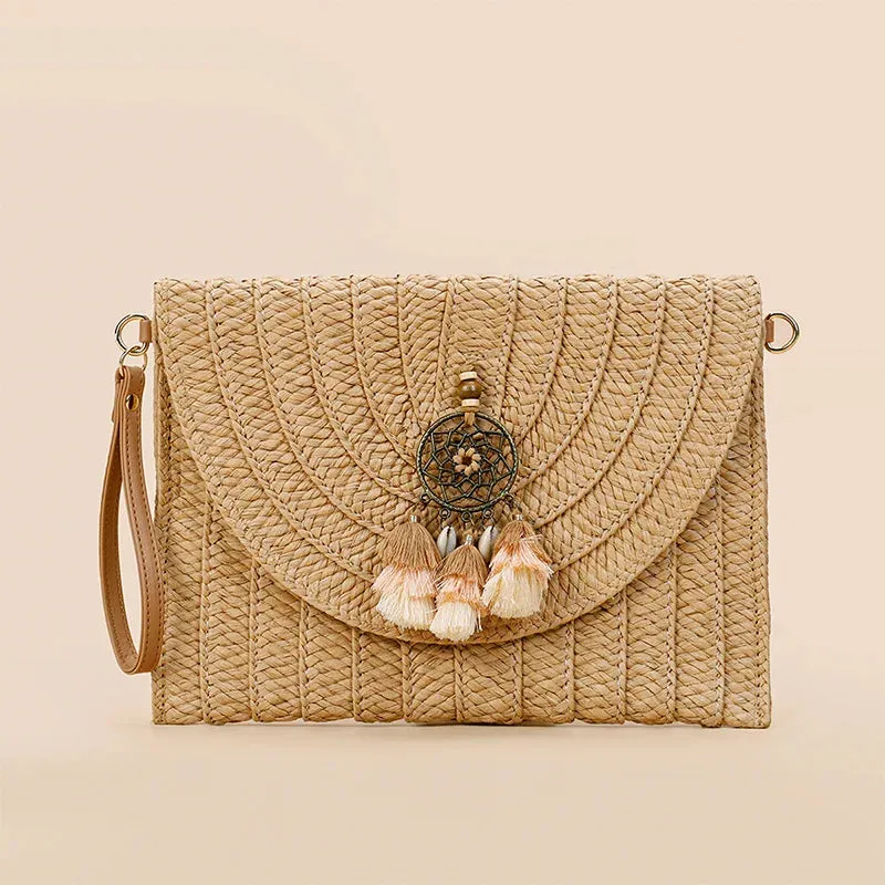 51 Fabulous Raffia Oversize Clutch Bags