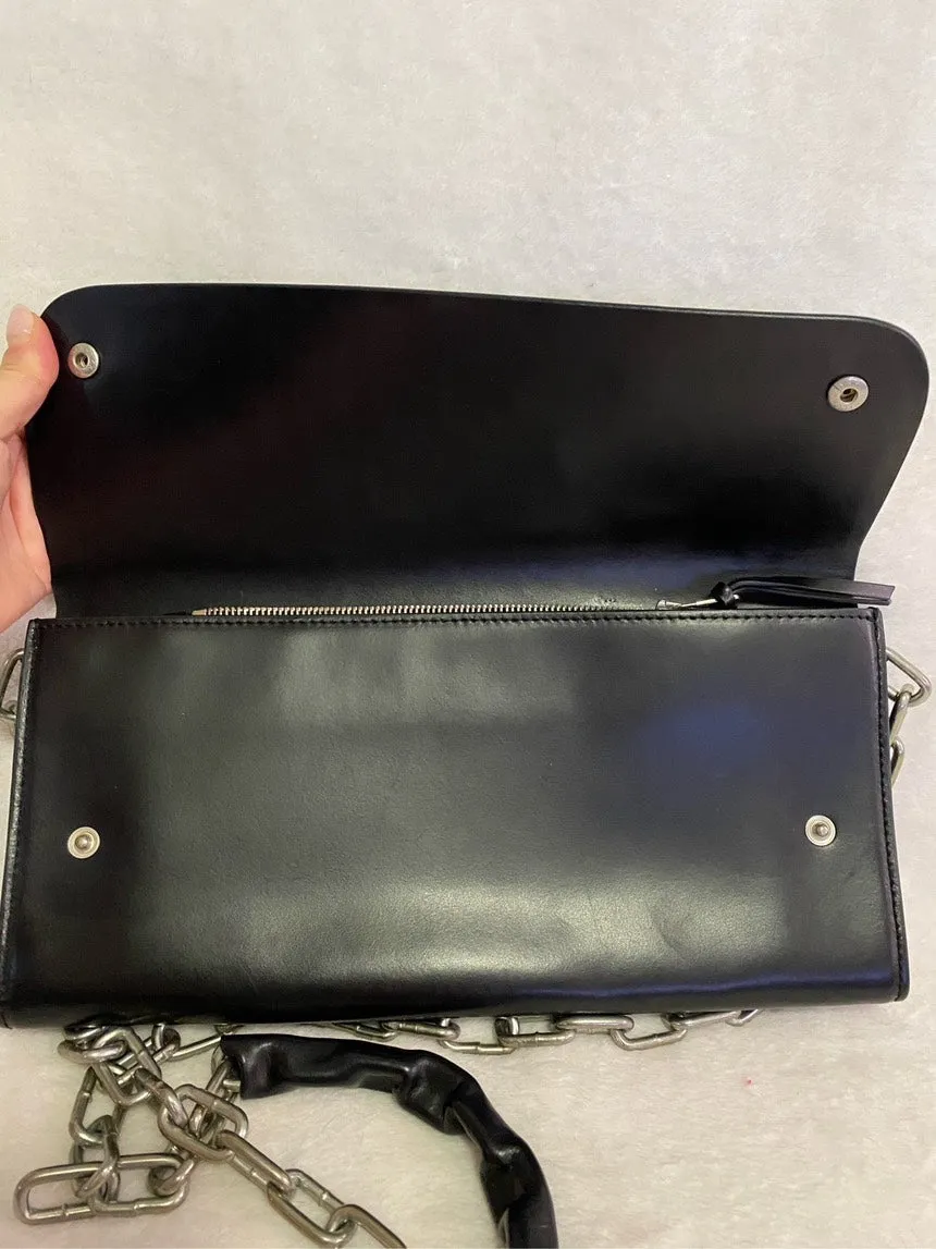 Acne Studios Black Chain Shoulder Bag Medium