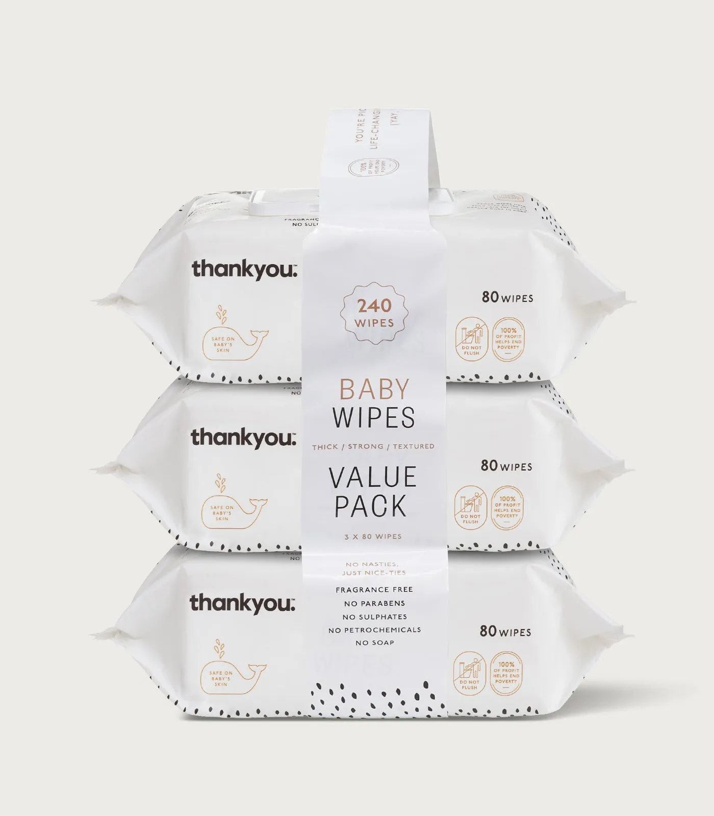 Baby Wipes 3 Pack