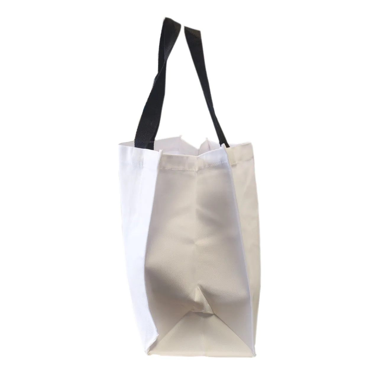 Bags - Shopping / Beach Bag with Black Handles - 35cm x 41cm