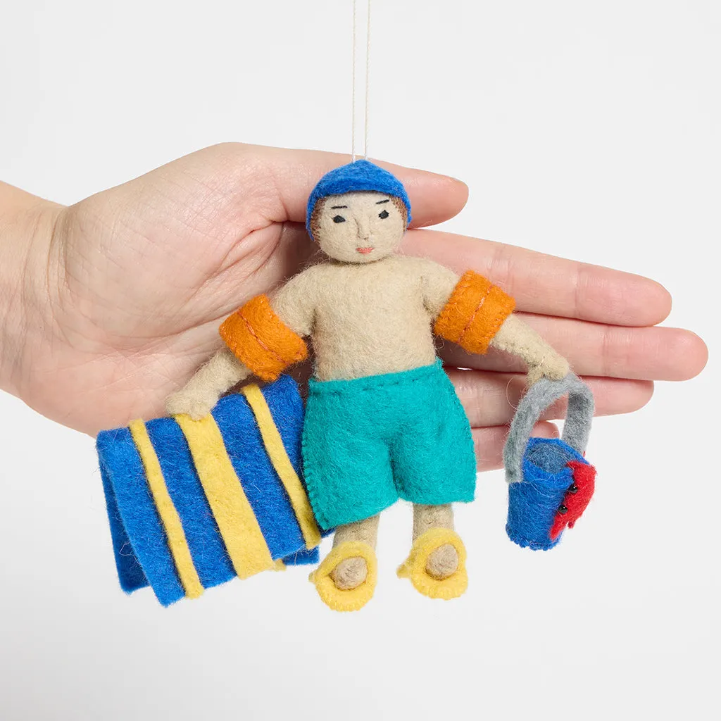 Beach Kid Ornament