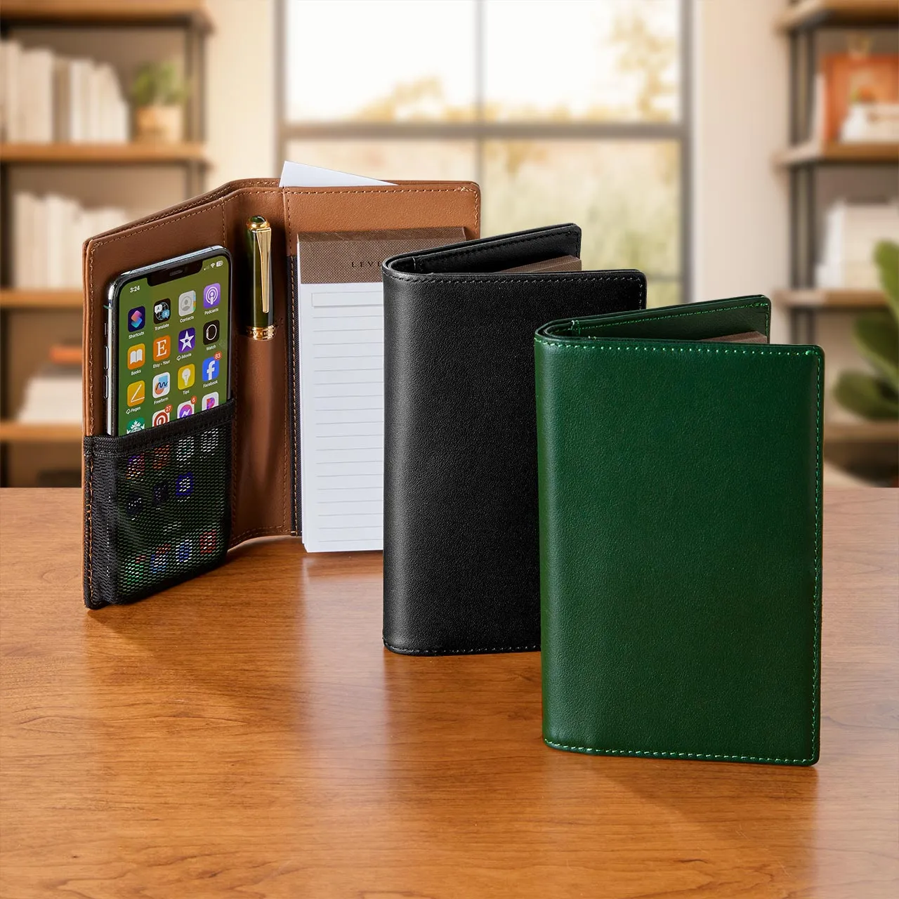 Best of Both Worlds Leather Palm Folio