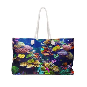 Blue Ocean Coral Weekender Bag