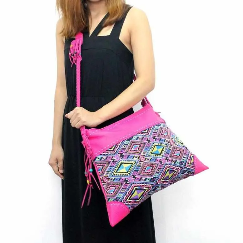 Bohemian Geometric Crossbody Adjustable Bag - Thailand