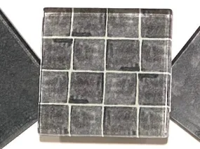 BOHO BLACK & WHITE GLASS TILES 5CM PATTERN NO. 46 (HM)