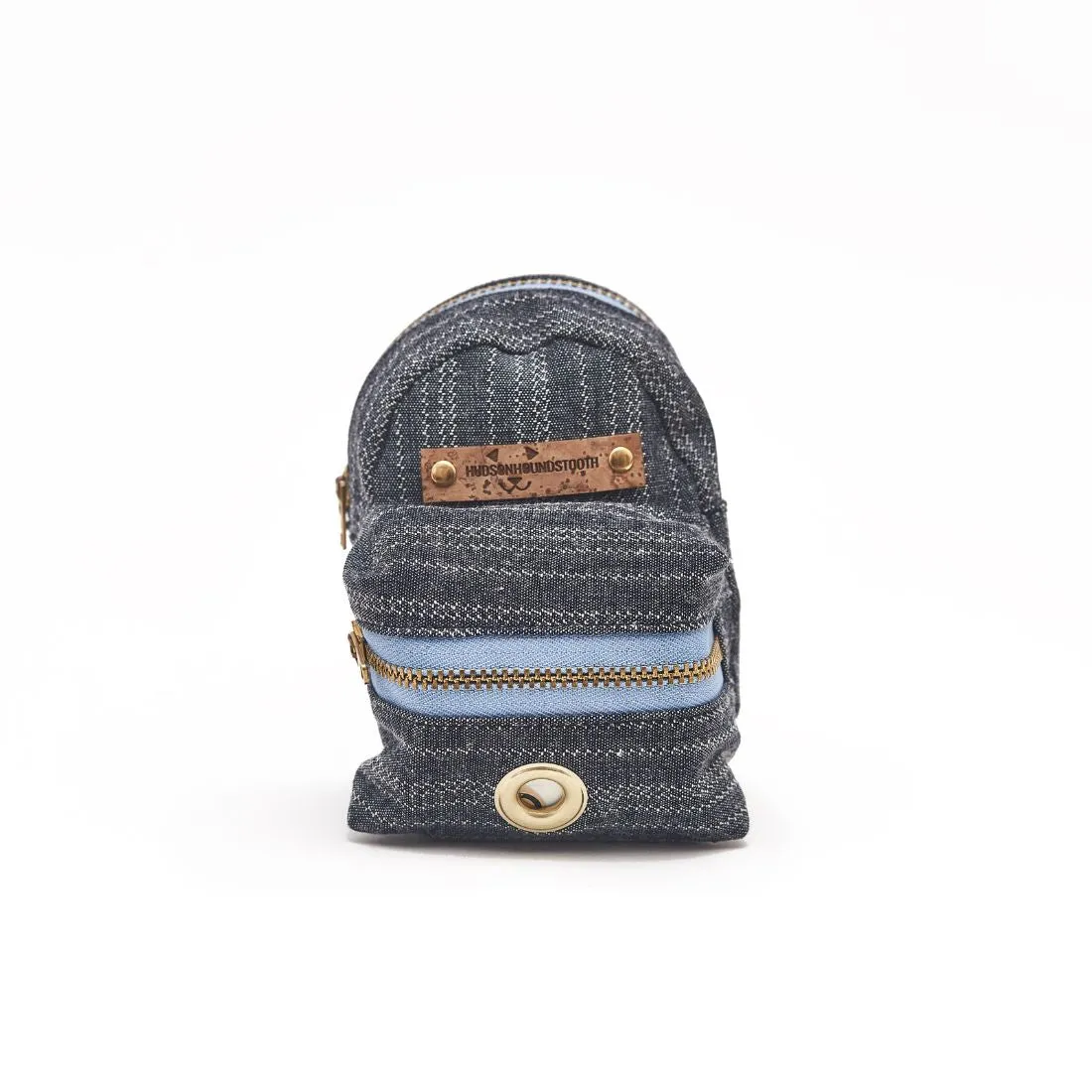 Boho Denim Stripe Backpack