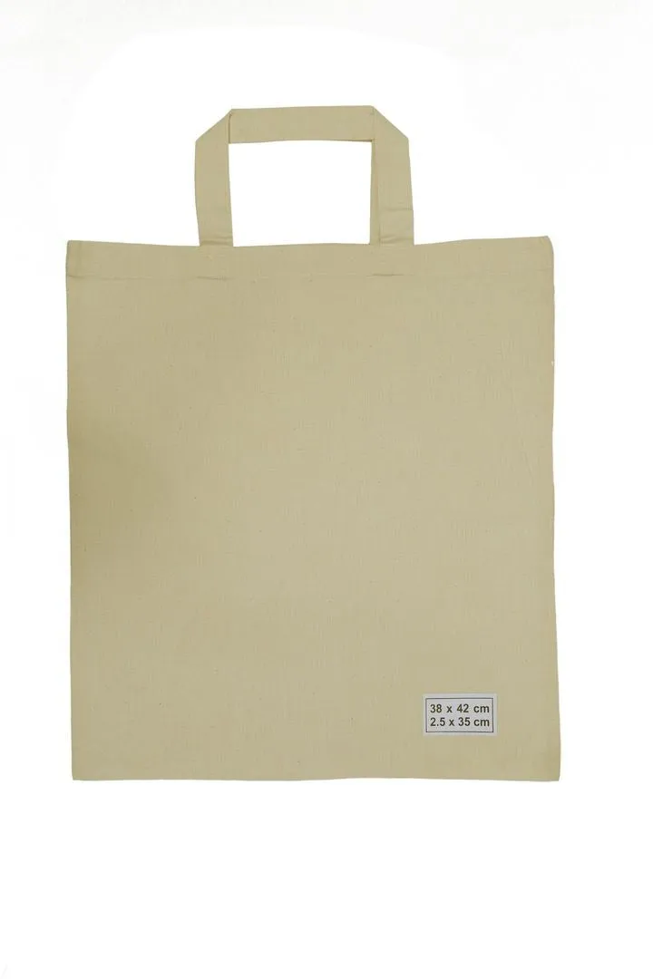 Calico/Cotton Shopping Bags 38cm x 42cm, 35cm handle (Price per 250)