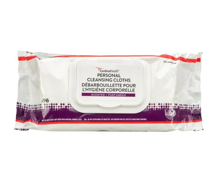 Cardinal Health Personal Cleansing Cloths, Fragrance Free