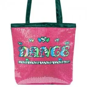 Dasha Neon Zebra Tote