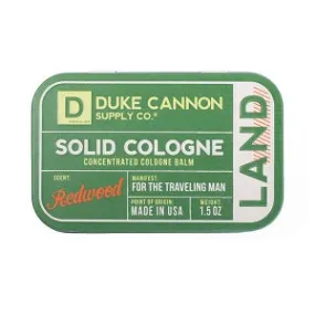 Duke Cannon Men's Solid Cologne, 1.5 oz - Land (Redwood Scent)