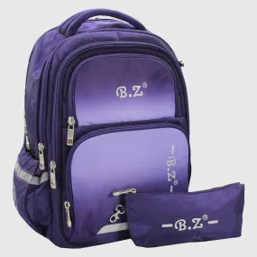 Faded Purple 20 Inches Backpack   Pencil Case