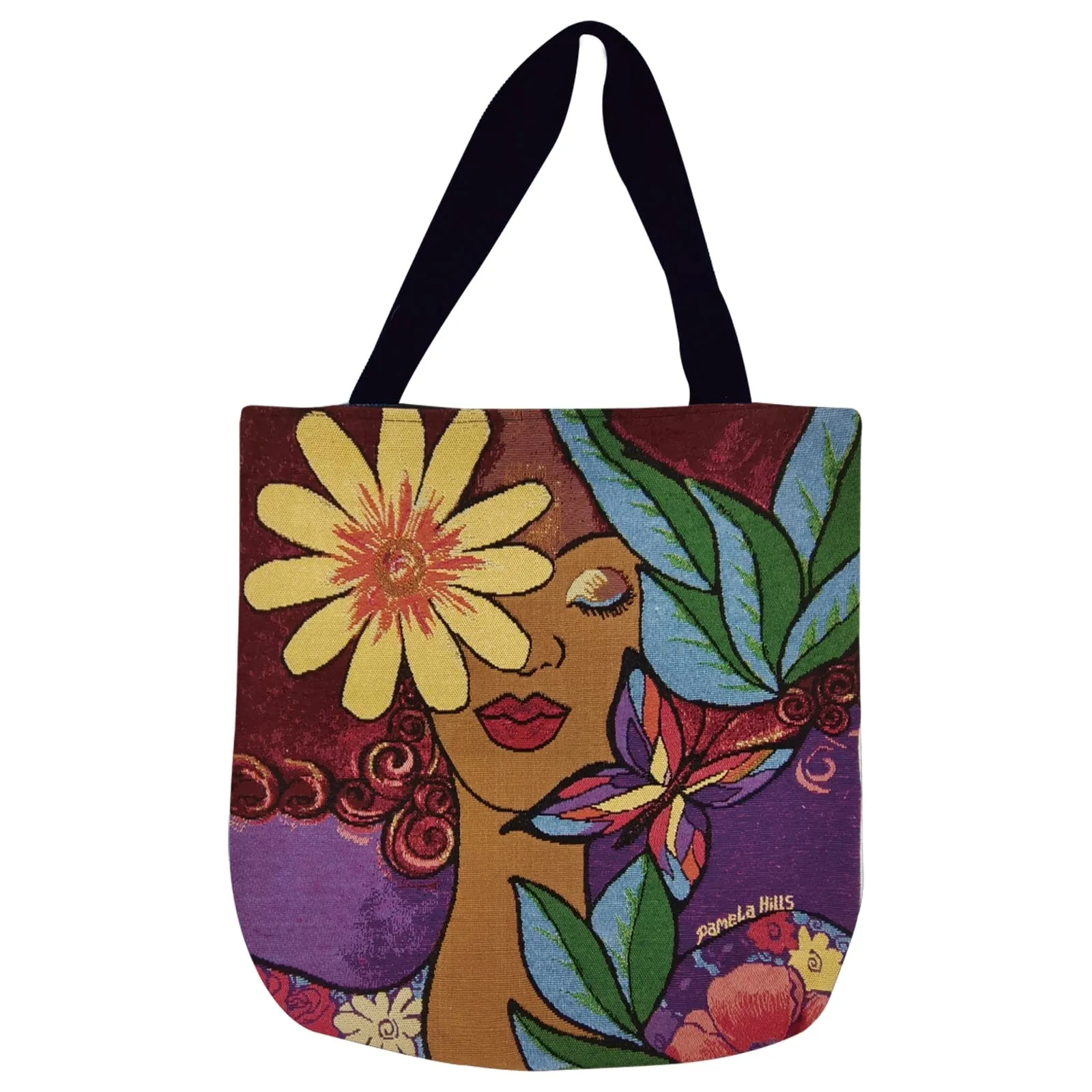 Garden Spirit Woven Tote Bag