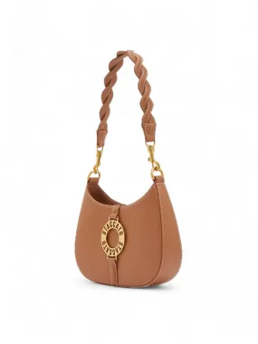 Gold-tone Logo Shoulder Bag