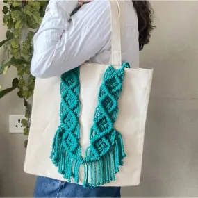 Handcrafted Boho Style Tote Bag | 14 Inches