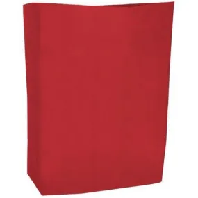 HDPE Blend Colored Merchandise Shopping Bags - 6.5" x 9.5" - (Red)