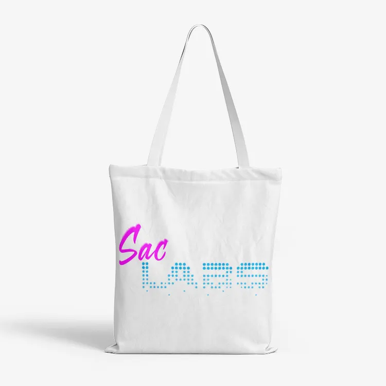 Heavy Duty and Strong Natural Canvas Sac Labs Tote Bags