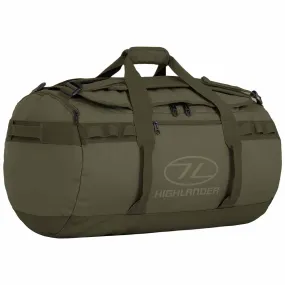 Highlander Storm Tarpaulin Duffle Bag 65L Olive Green