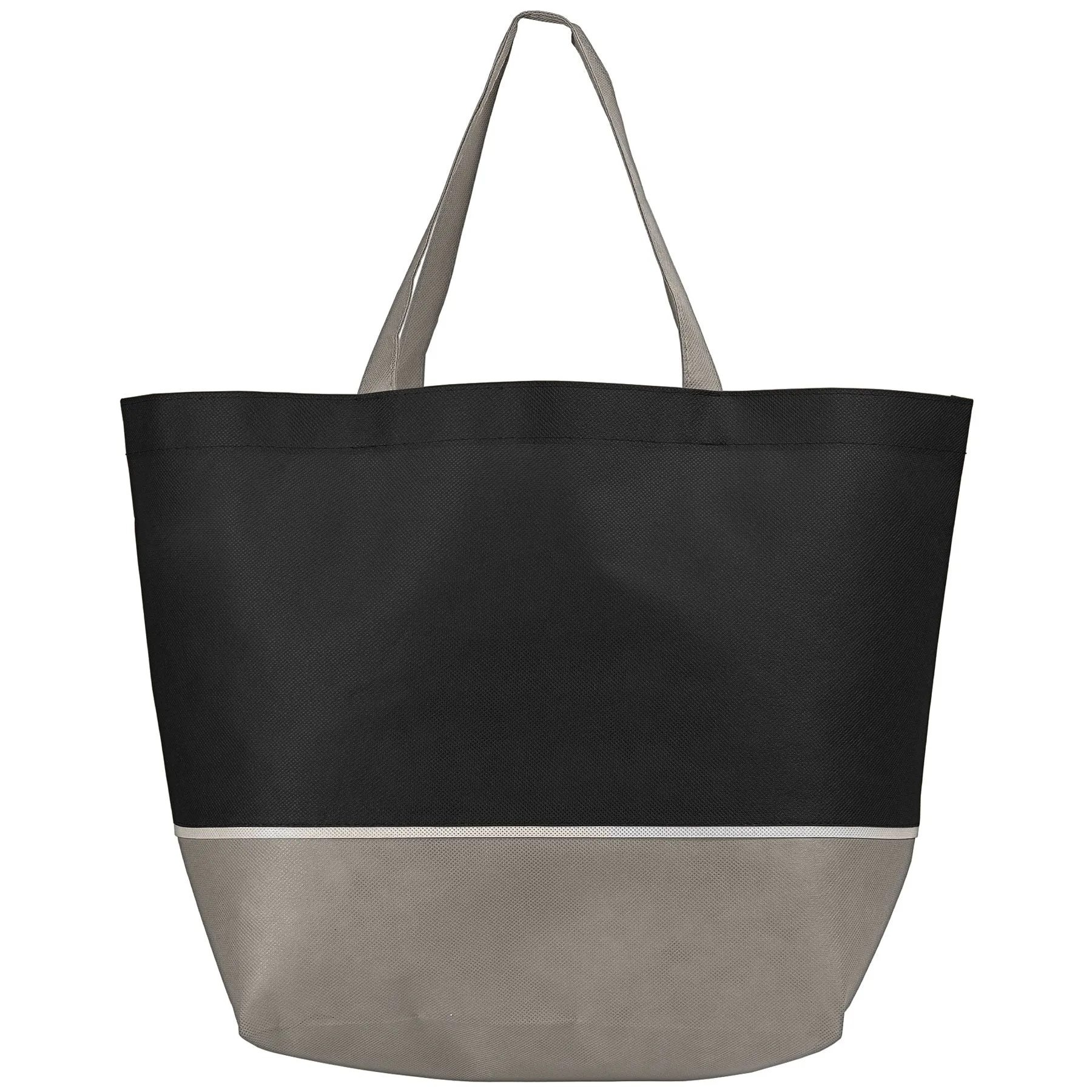 Julian Two-Tone Shopping Tote - Your Logo - FREE SHIPPING