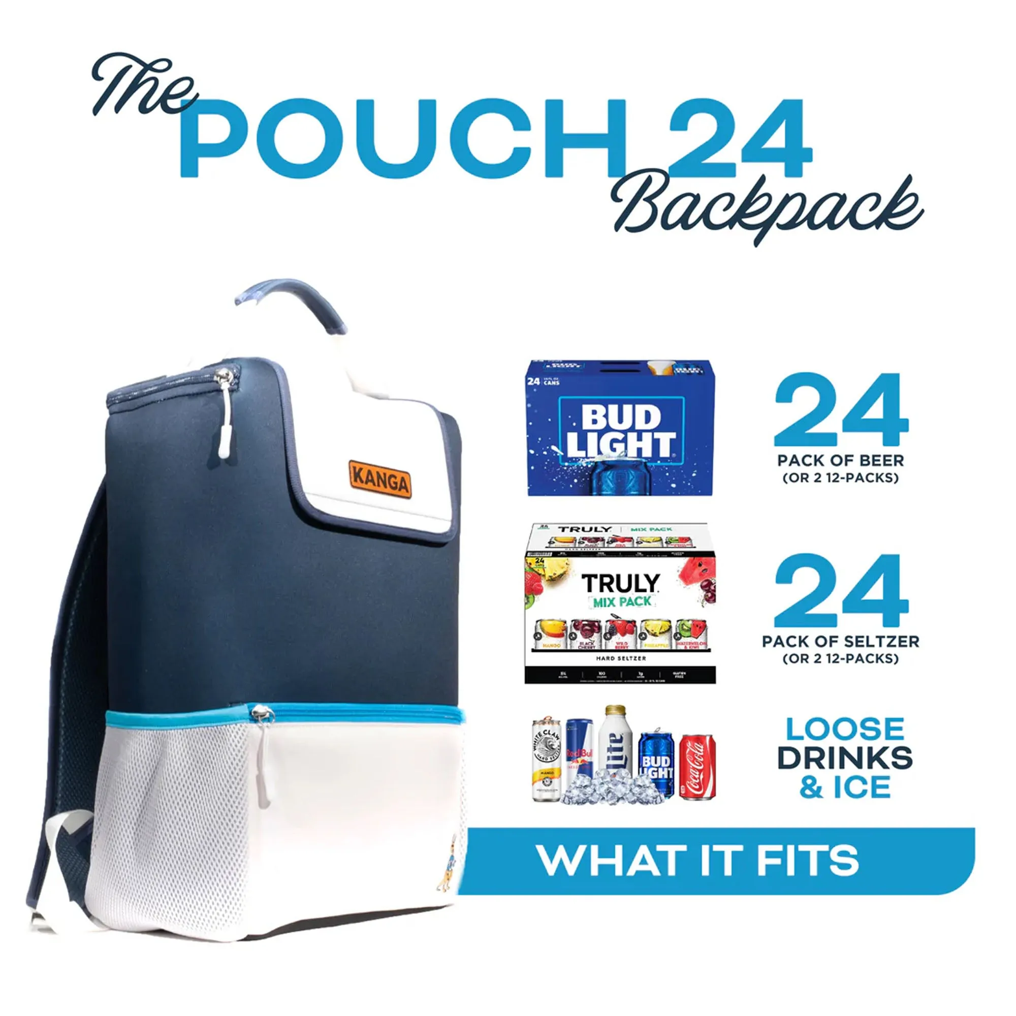 Kanga Coolers Pouch 24-Pack Backpack Cooler - Woody