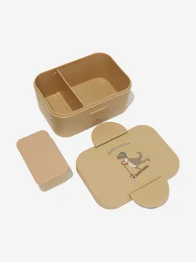 Konges Slojd Boys Skateosaurus Lunch Box in Beige