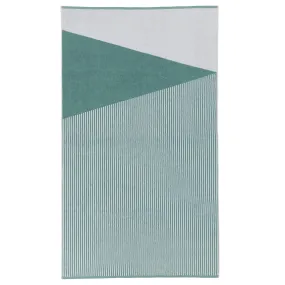 Lalin Beach Towel [Aqua/White]