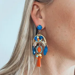 Large Boho Addina Earrings | Multi