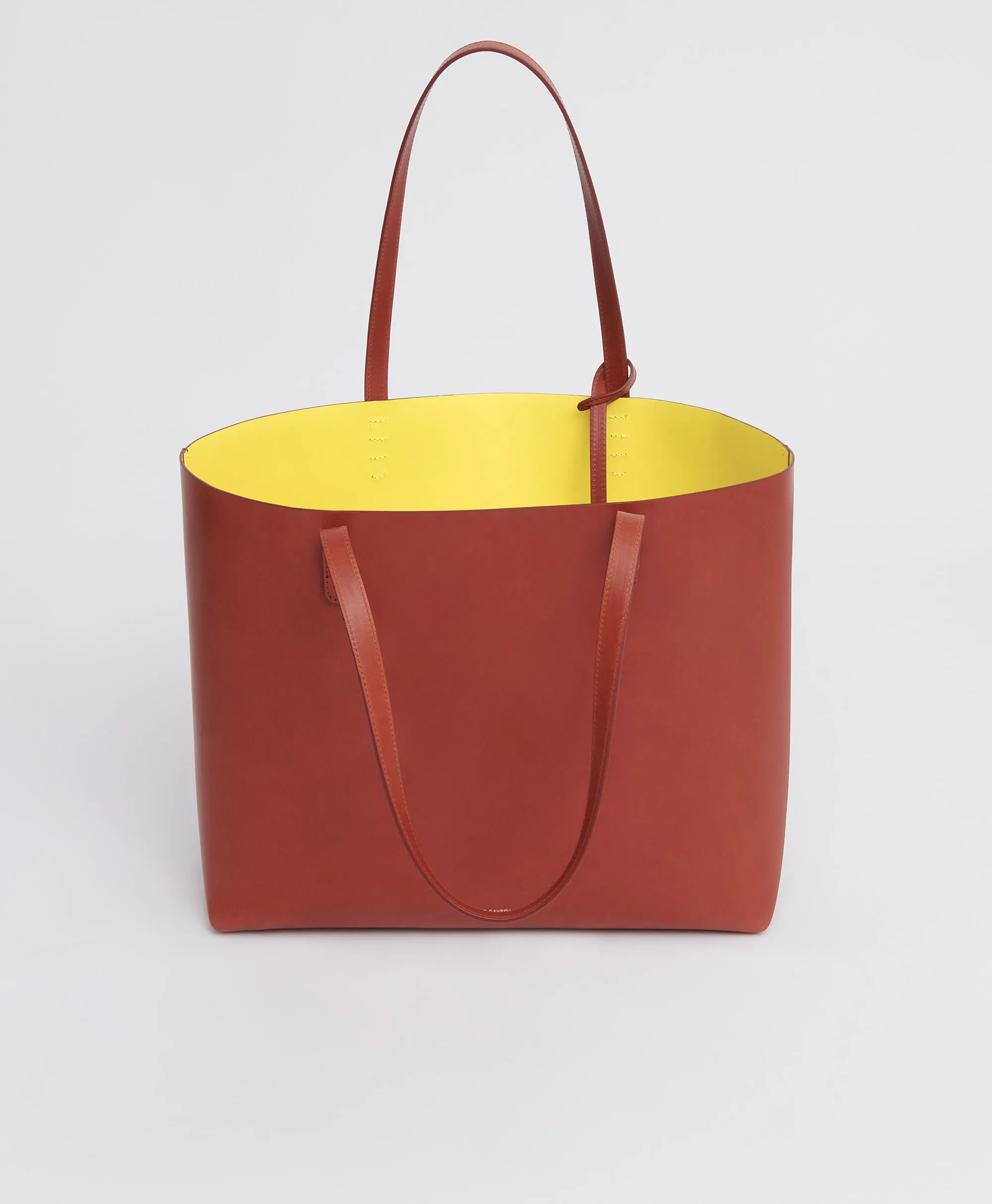 Large Tote - Brandy/Sun