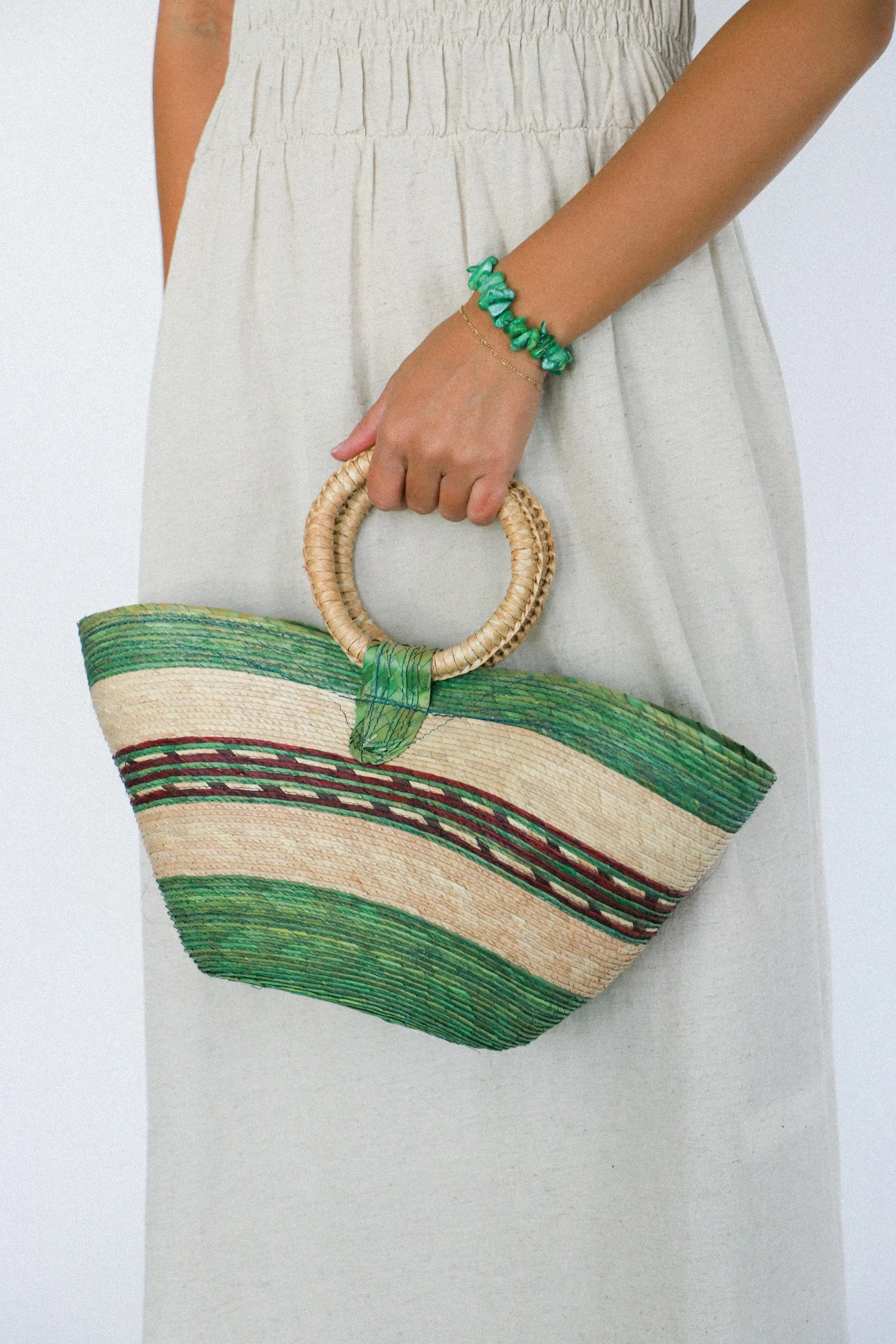 Las Palmas Straw Tote