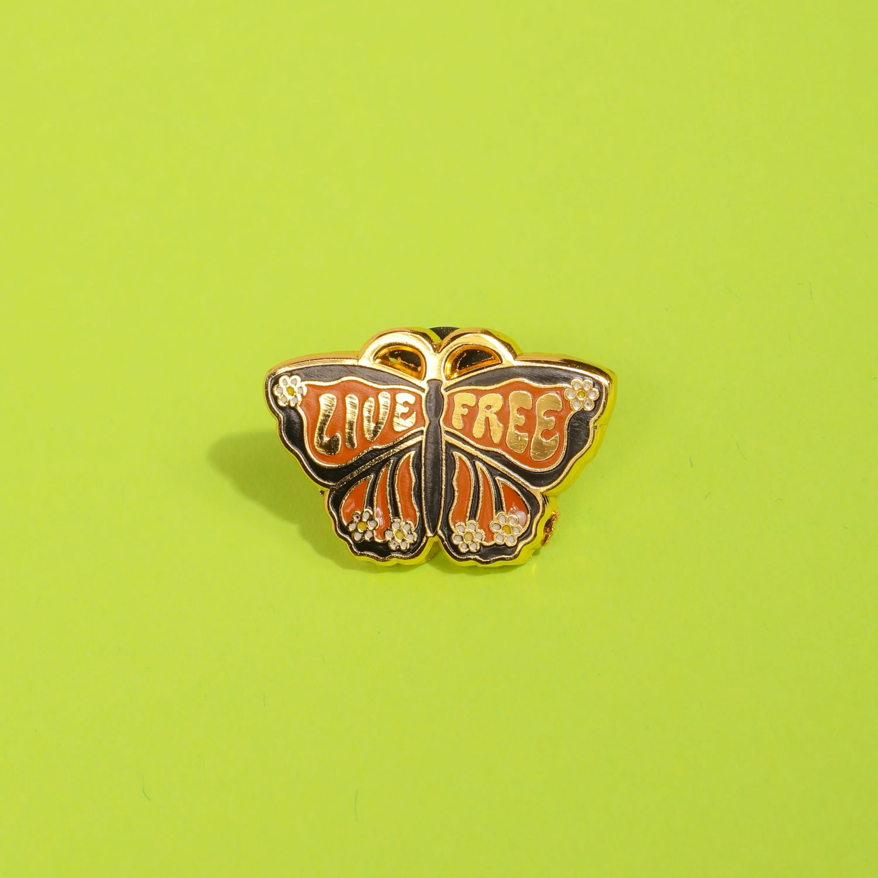 Live Free Enamel Pin