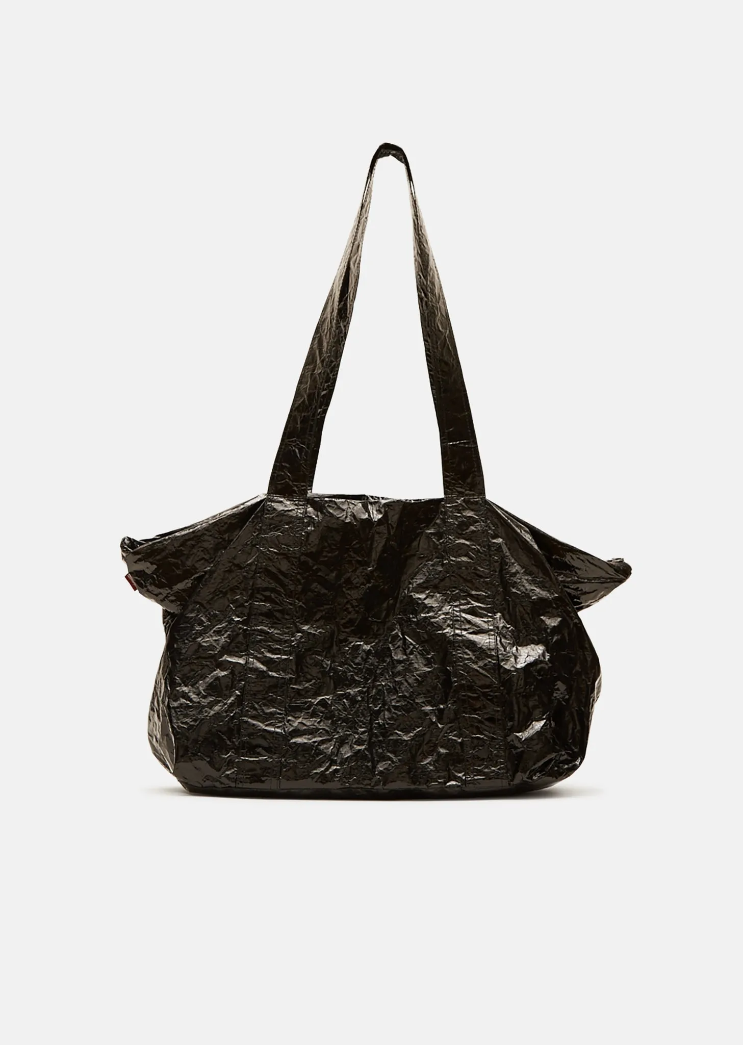 Lyla East West Lacquered Tote Bag