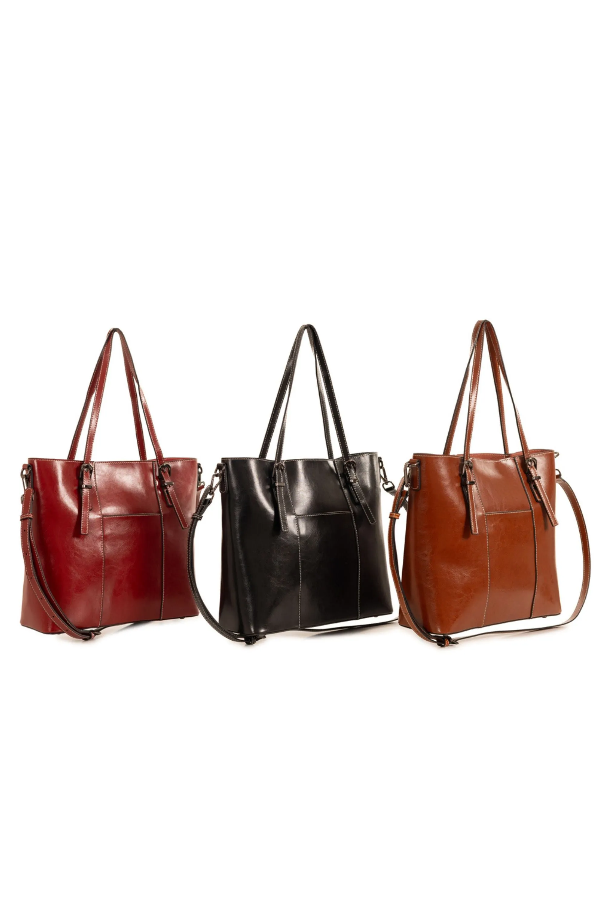 MADRID LEATHER TOTE - L11