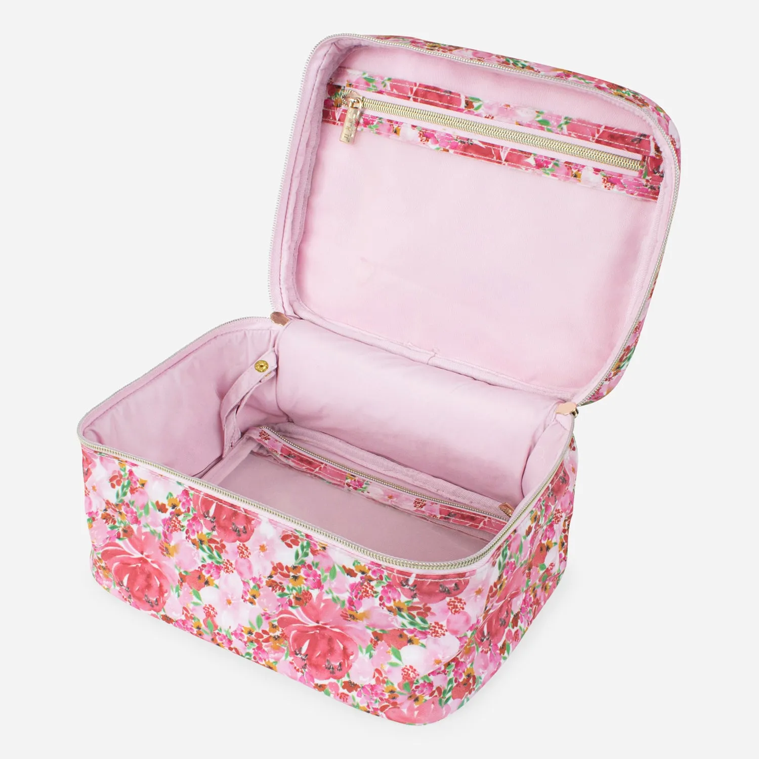 Makeup Case - Flourish Pink