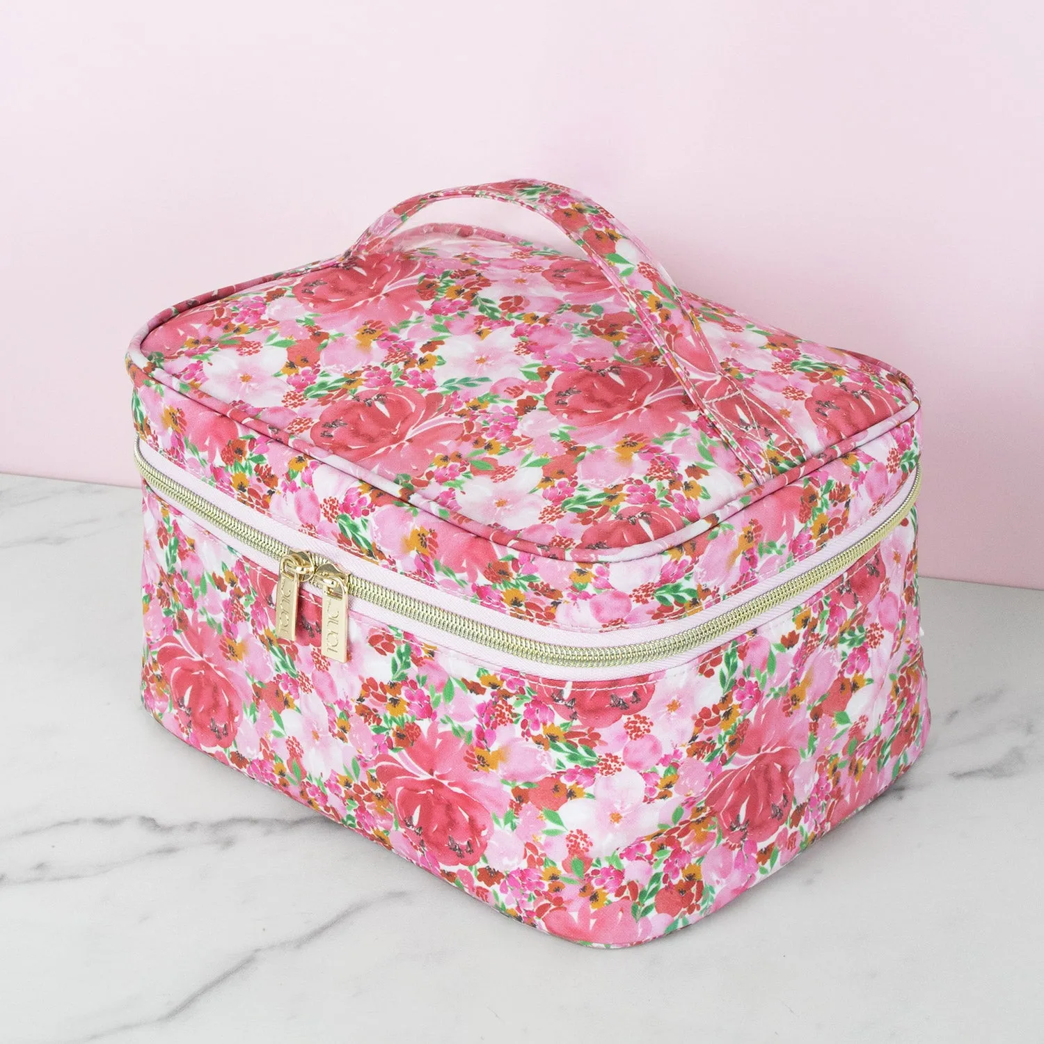 Makeup Case - Flourish Pink