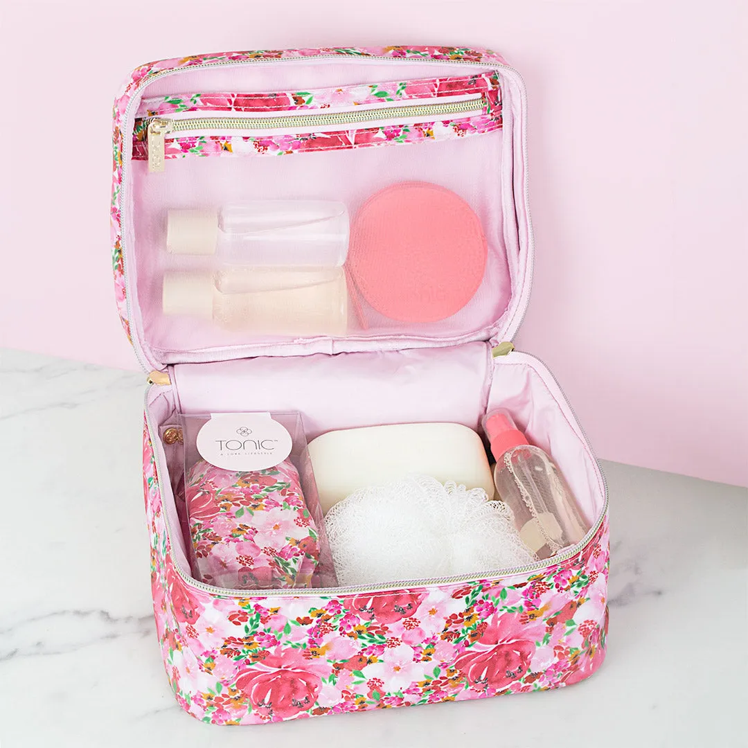 Makeup Case - Flourish Pink