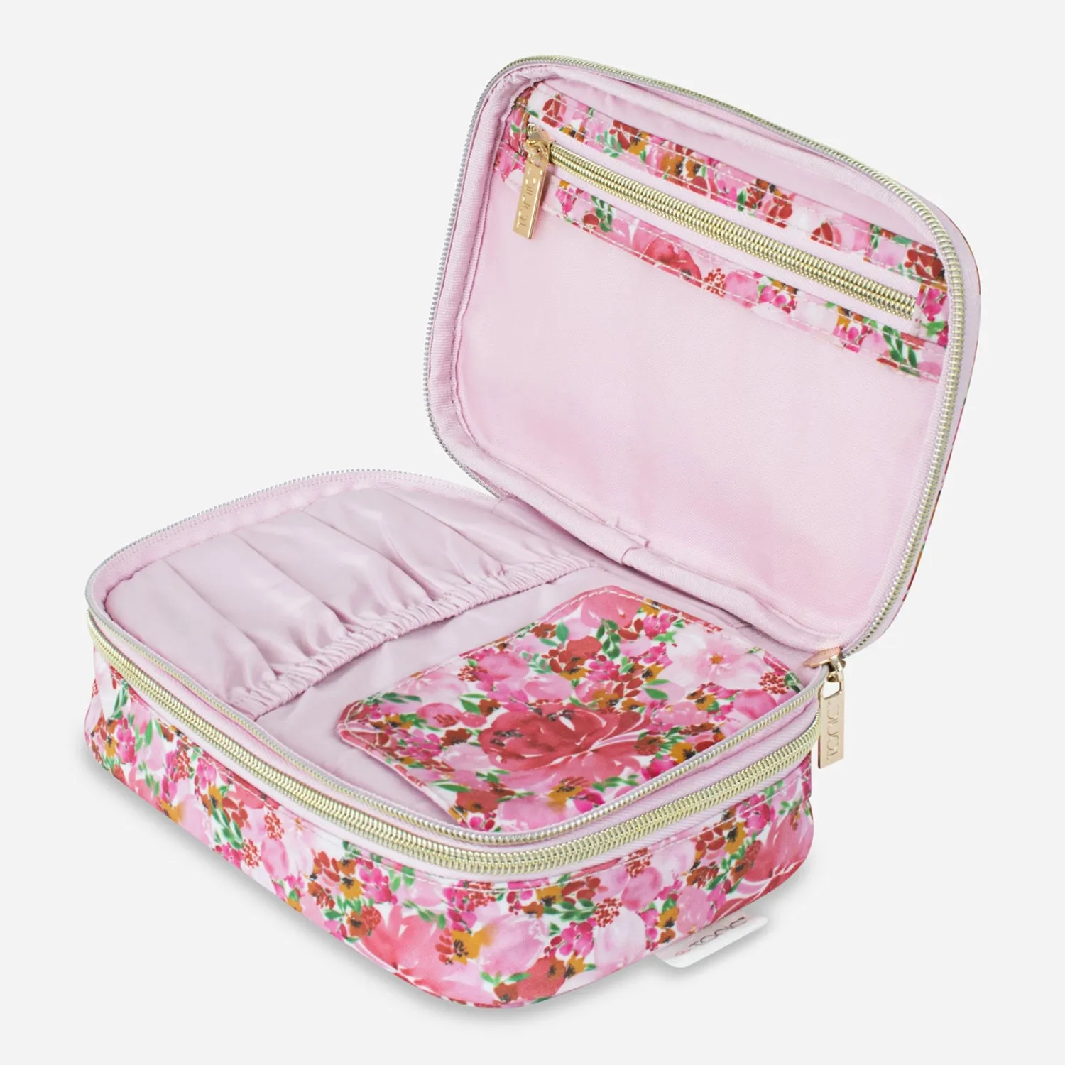 Makeup Organiser - Flourish Pink