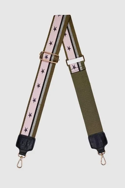 MUNROE GUITAR STRAP PINK KHAKI