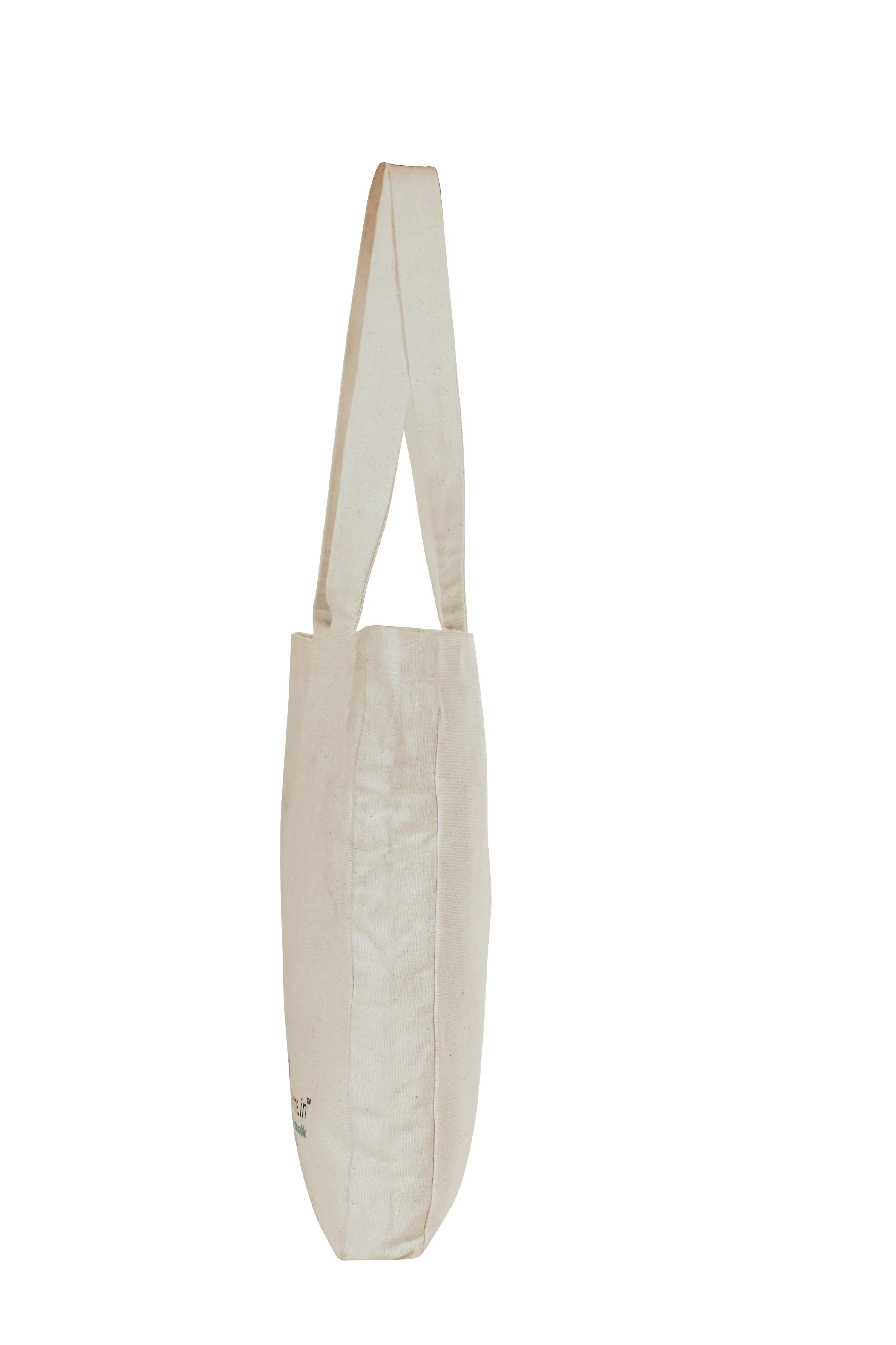 Organic Cotton Tote Bag With Gusset - 2 Pack