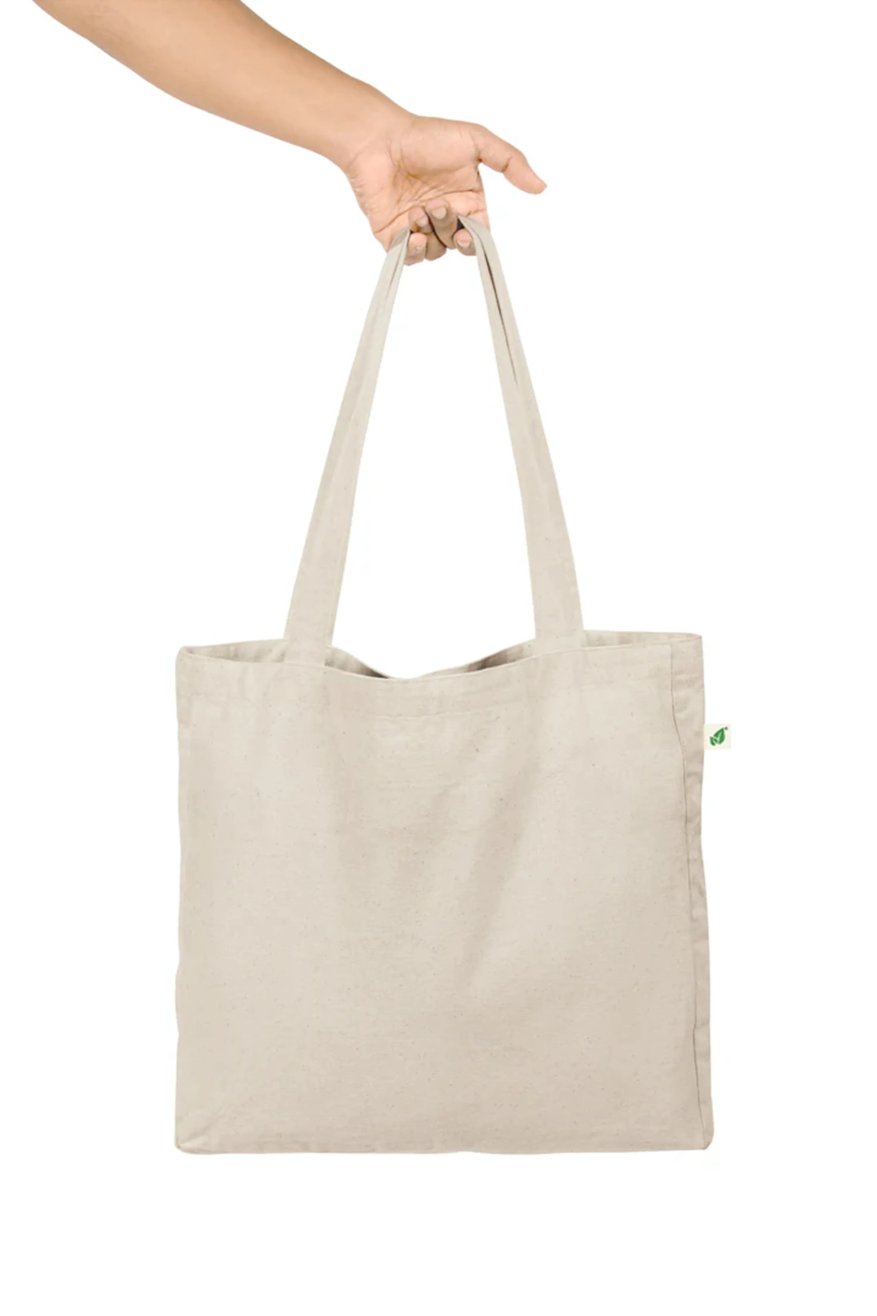 Organic Cotton Tote Bag With Gusset - 2 Pack