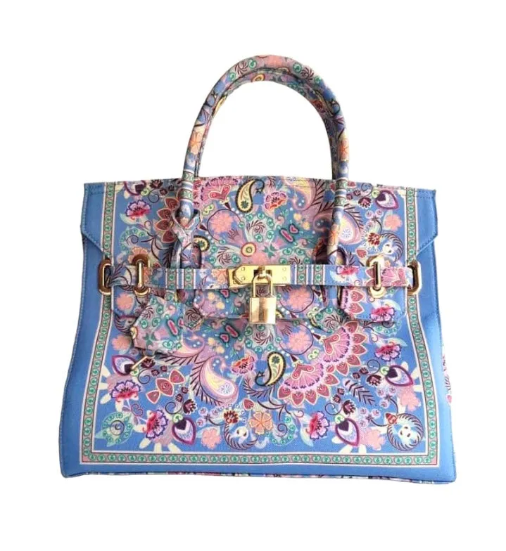 Paisley Satchel Bag