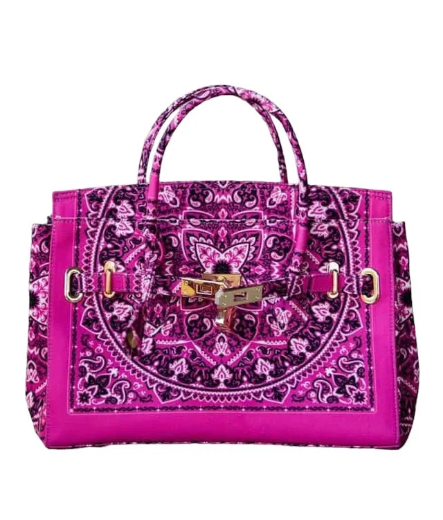 Paisley Satchel Bag