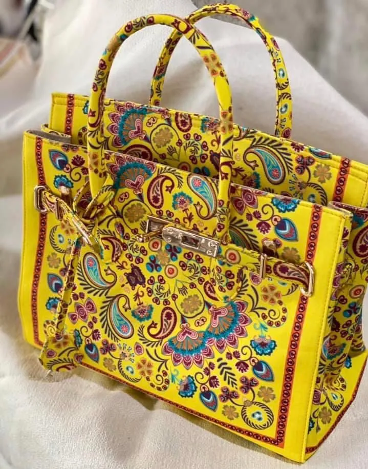 Paisley Satchel Bag