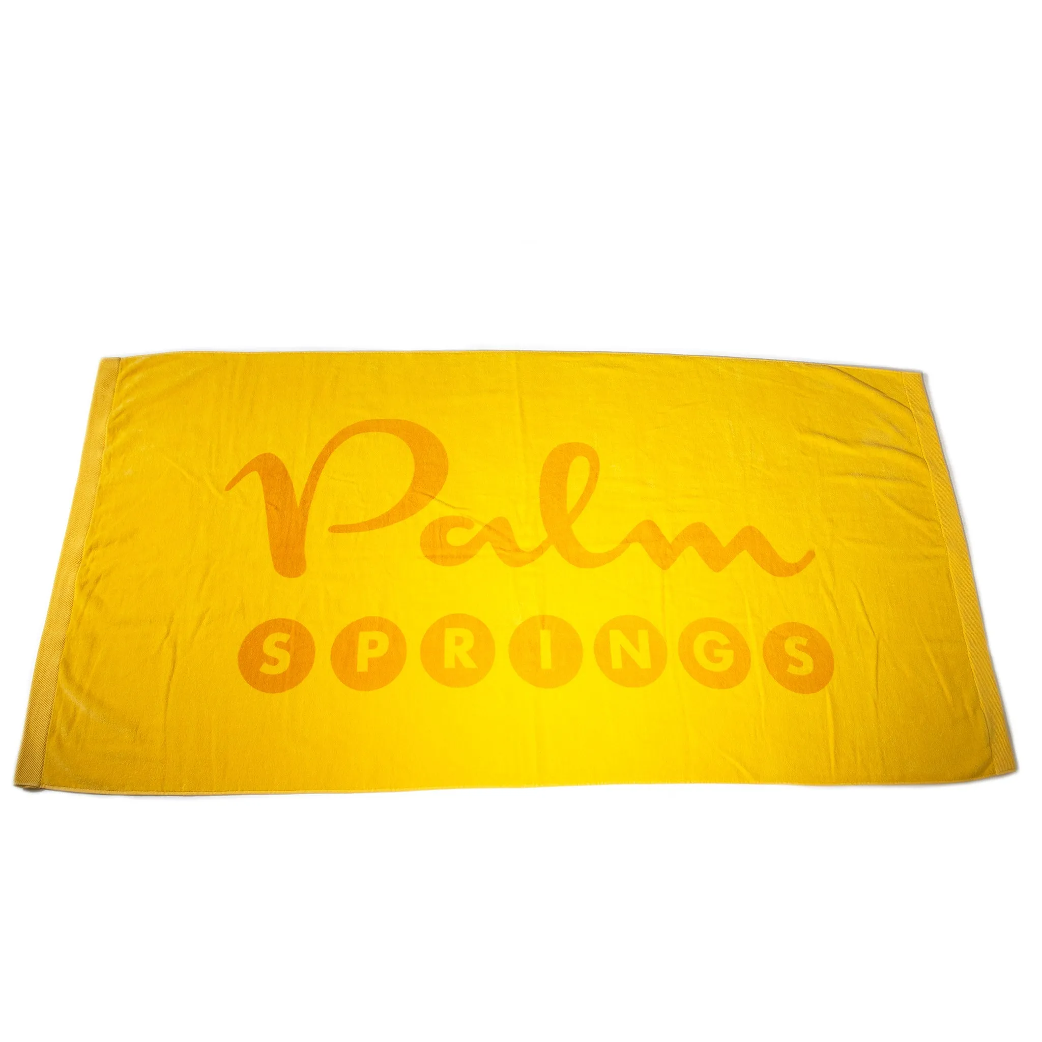 Palm Springs Pool Towel - Yellow